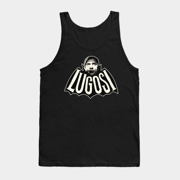 Bela Lugosi Vintage Dracula Vampire Horror Movie Tank Top by darklordpug